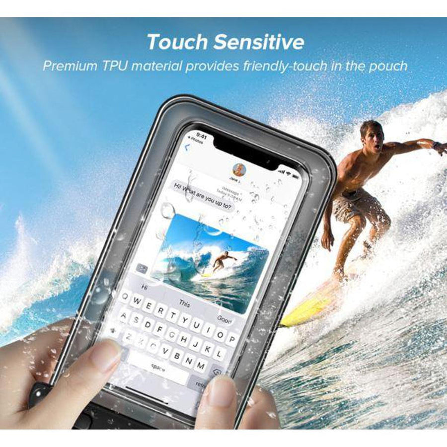 Waterproof phone case used for swimming, beach and rainy season