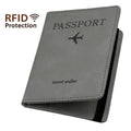 RFID Blocking Passport Holder – Leather Travel Wallet