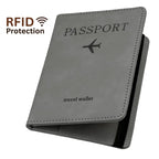 RFID Blocking Passport Holder – Leather Travel Wallet