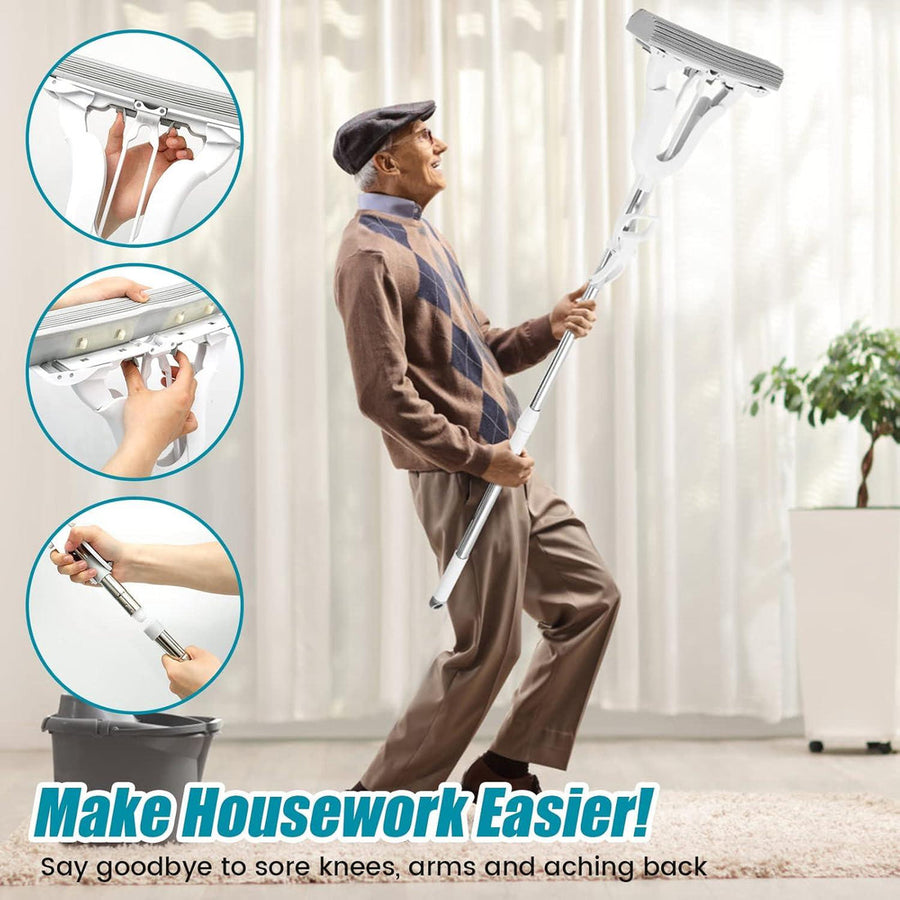 Long handle mop used for kitchen, balcony and marble floor cleaning