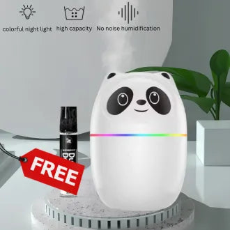USB Mini Air Humidifier 220ml – Cool Mist Diffuser with LED Night Light