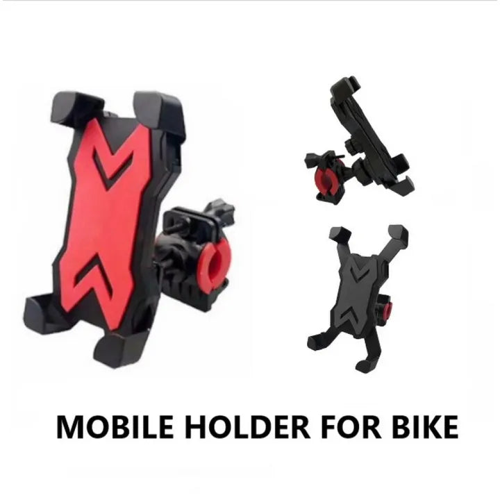 Universal Bike Phone Holder – 360° Rotation Handlebar Mount