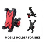 Universal Bike Phone Holder – 360° Rotation Handlebar Mount