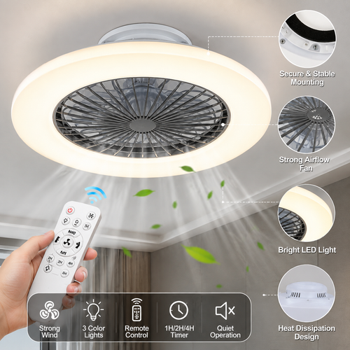 LED ceiling fan with light and remote control – price in Pakistan