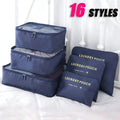 6-Piece Travel Packing Cubes Set – Oxford Fabric Organizers