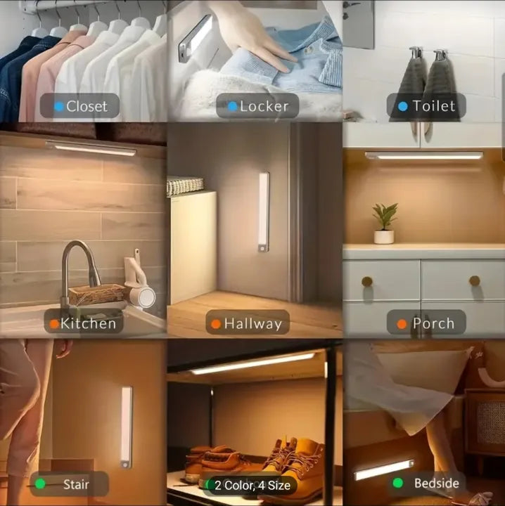 USB Motion Sensor LED Light – Pack of 4